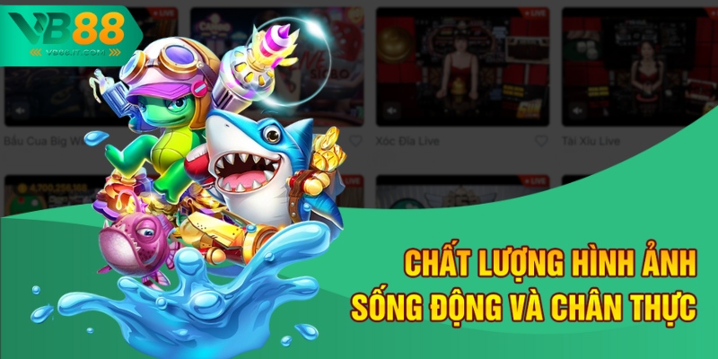 Chất lượng hình ảnh sống động và chân thực